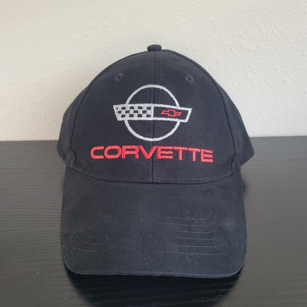 NWOT Corvette Mid America Motorworks Adjustable Hat Black OS